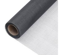 vidaXL ?cran en treillis Fibre de verre 112x2000 cm Gris