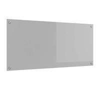 vidaXL Crédence de Cuisine Gris Clair 110 x 50 cm Verre trempé
