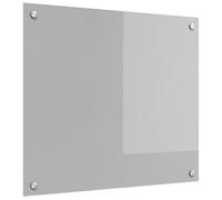 Éclairage de dosseret de cuisine - VidaXL - Verre trempé - Gris clair - 70x60 cm