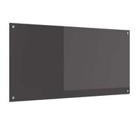 vidaXL Crédence de cuisine Gris foncé 120 x 60 cm verre trempé