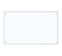 Vidaxl Dosseret De Cuisine Transparent 100x60 Cm Verre Trempé