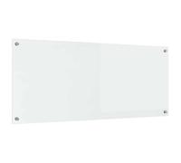 vidaXL - Dosseret cuisine transparent 120x50 cm - Verre trempé, résistant à la chaleur