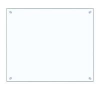 Vidaxl Dosseret De Cuisine Transparent 70x60 Cm Verre Trempé