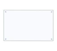 Dosseret de cuisine Transparent 80x50 cm Verre trempé