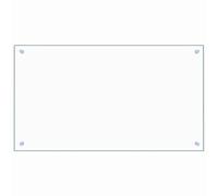 Vidaxl Dosseret De Cuisine Transparent 90x50 Cm Verre Trempé