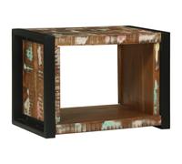 vidaXL Cube mural 55x35x40 cm Bois récup