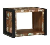 vidaXL Cube mural avec étagère Marron 55 x 35 x 40 cm Bois massif ancien