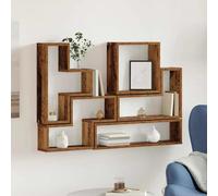 Vidaxl Cube Mural Bois Ancien 96 X 12 X 64 Cm Bois D'ingénierie