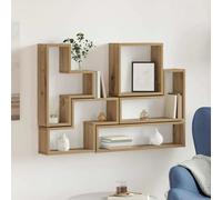 Vidaxl Cube Mural Chêne Artisanal 96 X 12 X 64 Cm Bois D'ingénierie