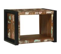vidaXL Cube mural 55x35x40 cm Bois récup