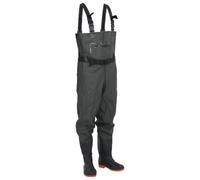 vidaXL Cuissardes avec bottes et ceinture noir taille 38-46 PVC 38
