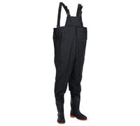 vidaXL Cuissardes avec Bottes Noir Taille 38, Cuissardes avec Bottes, Cuissardes pour la pêche, Pantalons de pataugeoire