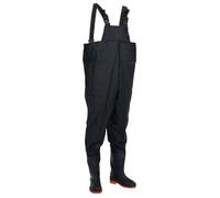 vidaXL Cuissardes avec bottes noir taille 40, cuissardes avec bottes, cuissardes pour la pêche, pantalons de pataugeoire