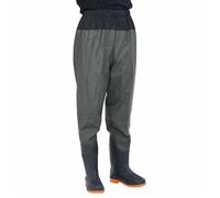 vidaXL Cuissardes avec bottes vert foncé taille 44, cuissardes avec bottes, cuissardes pour la pêche, pantalons de pataugeoire