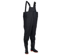 vidaXL Cuissardes avec Bottes Noir Taille 42, Cuissardes avec Bottes, Cuissardes pour la pêche, Pantalons de pataugeoire