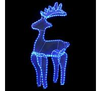 VIDAXL D¿¿coration de No?l de renne avec maille 306 LED 60x24x89 cm