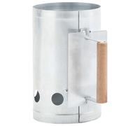 Vidaxl D¿¿Marreur De Chemin¿¿E De Grill Au Charbon Acier Galvanis¿¿
