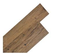 vidaXL Dalle de plancher PVC autoadhésif 5,02 m² 2 mm marron noyer 245170