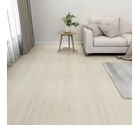 vidaXL Dalles de plancher autoadhésives 20 pcs PVC 1,86 m² beige