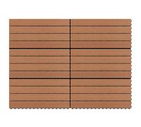 vidaXL Tegels 6 st 1mÂ² 60x30 cm HKC bruin49055 Brun G