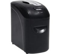 vidaXL Déchiqueteuse de papier 10 feuilles à micro-coupe Noir Noir G