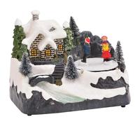 vidaXL Décor de Table de Noël Multicolore 16 x 11,5 x 13 cm Plastique