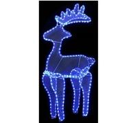 Décoration de Noël de renne avec maille 306 LED 60x24x89 cm