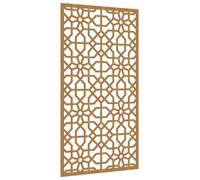 vidaXL Décoration Murale Jardin 105x55cm Acier corten Design mauresque