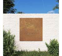 Vidaxl Décoration Murale Jardin 55x55 Cm Acier Corten Design Du Soleil
