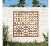 Vidaxl Décoration Murale Jardin 55x55 Cm Acier Corten Design Mauresque