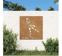 vidaXL Décoration murale jardin 55x55 cm motif de danseuse de ballet 824503