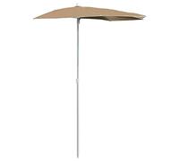vidaXL Demi-parasol de jardin avec mât 315562 Anti-UV