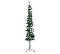 vidaXL Demi Sapin de Noël Artificiel Mince avec Support Arbre de Noël Décoration de Vacances Ornement de Fête Salon 344600