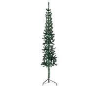 vidaXL Demi Sapin de Noël Artificiel Mince avec Support Arbre de Noël Décoration de Vacances Ornement de Fête Salon 344599