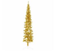 vidaXL Demi Sapin de Noël Artificiel Mince avec Support Arbre de Noël Décoration de Vacances Ornement de Noël Décoration de 344593