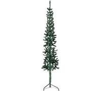 vidaXL Demi Sapin de Noël Artificiel Mince avec Support Arbre de Noël Décoration de Vacances Ornement de Fête Salon 344600 Vert G