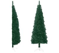 vidaXL Demi Sapin de Noël Artificiel Mince avec Support Arbre de Noël Décoration de Vacances Ornement de Fête Salon 344600