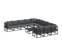vidaXL des Sets de Meubles d'extérieur pour Ton Jardin. Parfait pour la terrasse ou Le Patio, ce canapé modulaire est Top pour se Relaxer dans Le Jardin. Il résiste aux intempéries, Donc tu Peux Prof
