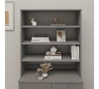 vidaXL Dessus de buffet HAMAR Gris clair 90x30x100 cm Bois de pin Gris