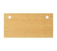 vidaXL Dessus de bureau 100x50x2,5 cm bambou, dessus de table à manger, dessus de bureau de remplacement, dessus de bureau en bambou