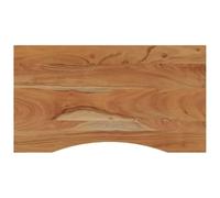 Dessus de bureau 100x50x2,5 cm rectangulaire bois massif acacia 370164