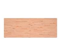 vidaXL Dessus de bureau 115x55x2,5 cm bois massif de hêtre