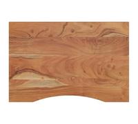 vidaXL Dessus de bureau rectangulaire 80x60x2,5 cm en bois massif d'acacia
