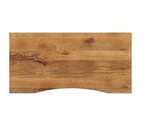 Vidaxl Dessus De Bureau Avec Courbe 110x50x2,5 Cm Manguier Massif Brut Multicolore