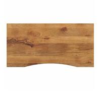 vidaXL Dessus de bureau avec courbe 110 x 50 x 2,5 cm manguier massif brut