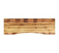 vidaXL Dessus de Bureau avec Courbe 160x50x2,5 cm manguier Massif Brut