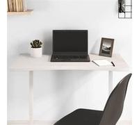 vidaXL Dessus de bureau 80x40x2,5 cm Bois massif de pin Blanc