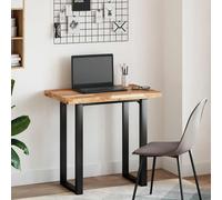 Vidaxl Dessus De Bureau Fini À L'huile 100x50x4cm Bois D'acacia Massif Marron