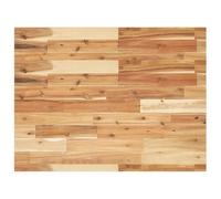 vidaXL Dessus de bureau en bois d'acacia massif, fini à l'huile 100x60x2 cm Marron
