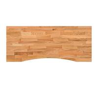vidaXL Dessus de bureau marron clair bois chêne massif rectangulaire